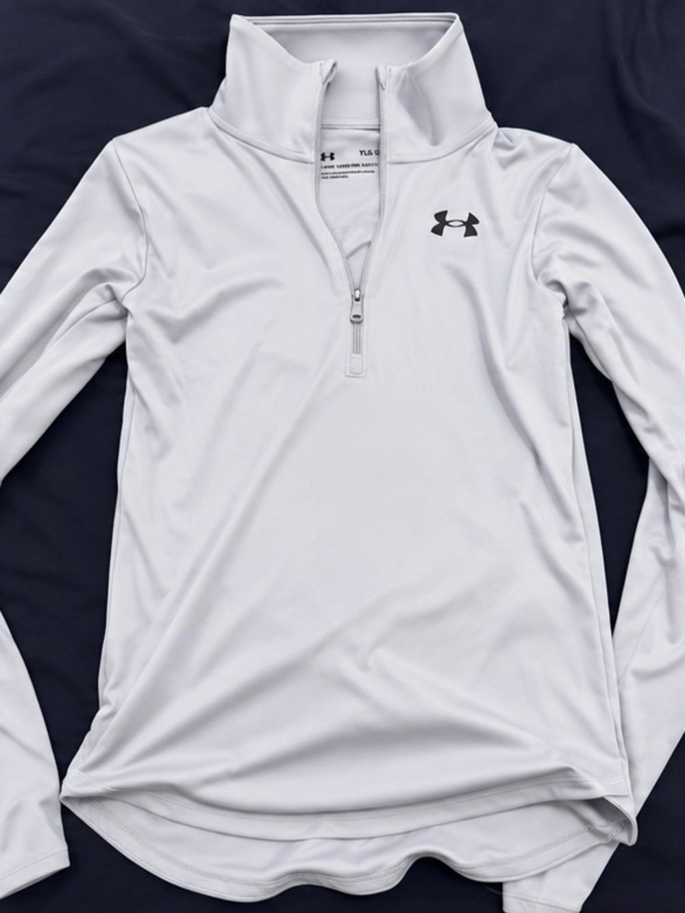Under Armour Light Gray Half-Zip Performance Pullover